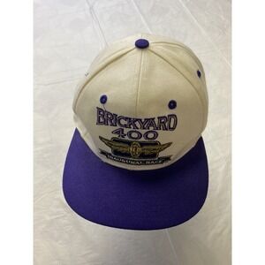Brickyard 400 Inaugural Race Snapback Hat Indy 1994 NASCAR Cap Racing Purple